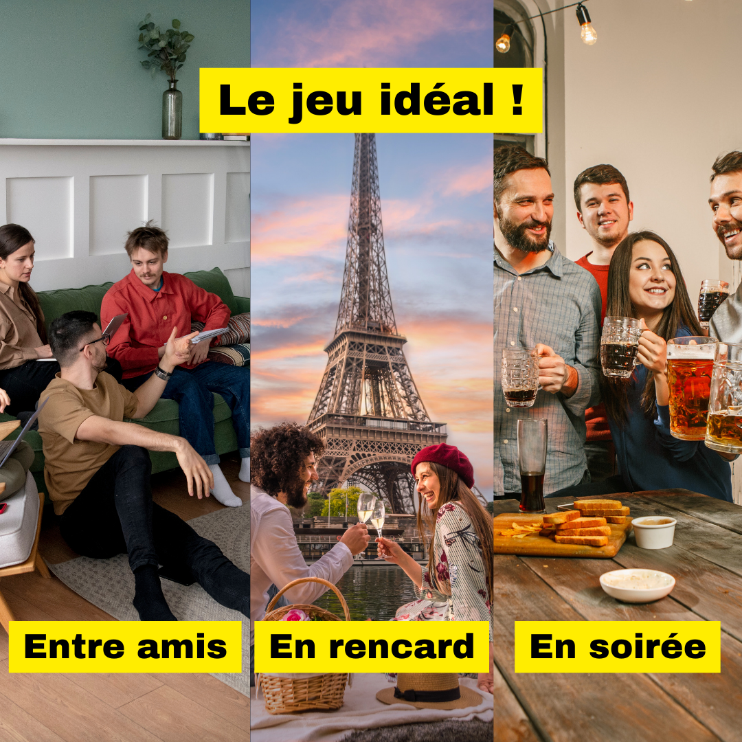 100 questions de la vie - Le Jeu de Cartes pour briser la Glace - Le Cadeau Parfait pour Toutes Les Occasions - Jeu de Cartes fabriqué en France